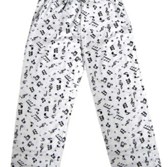 NWT Flannel Music Note Pajama Pants - Picture 1 of 1